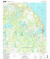 1994 Map of Crescent City, FL — High-Res | Pastmaps